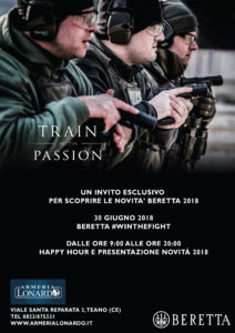 TRAIN WITH PASSION EVENTO BERETTA 30 GIUGNO 2018 ORE 9:00-20:00